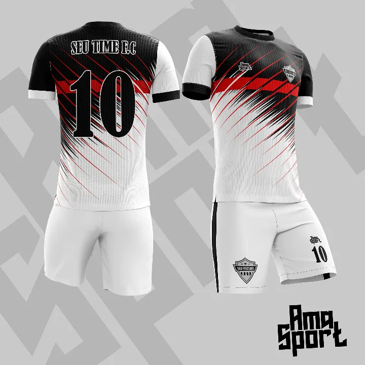 Modelo de uniforme personalizado do catálogo AMASport