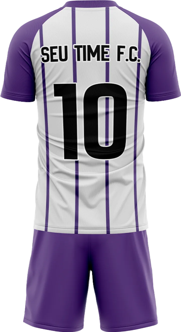 Vista 3: Uniforme personalizado raglan gola v — Modelo 011